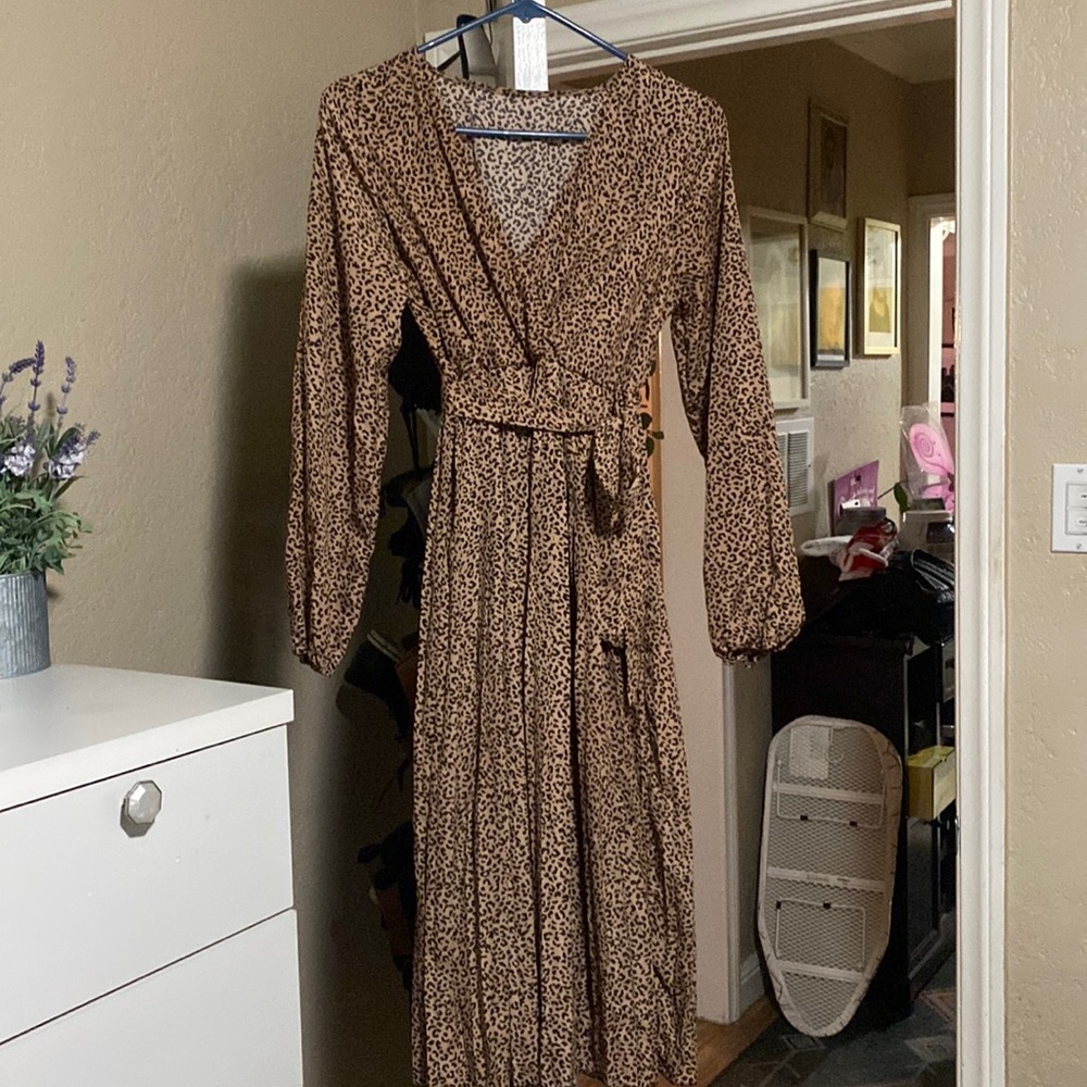 Leopard Midi Dress